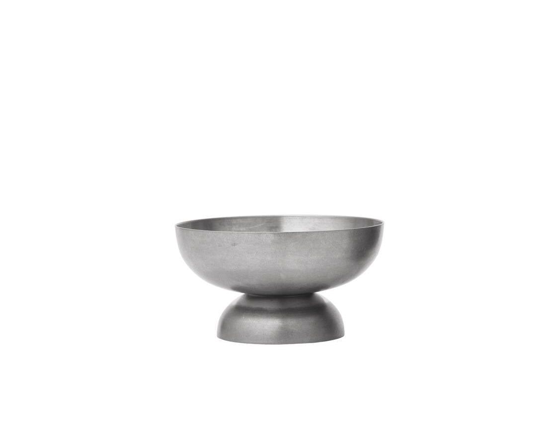 Tumbled dessertskål - Stainless Steel
